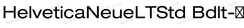 HelveticaNeueLTStd Bdlt字体转换